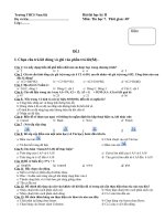 ĐỀ THI HK 2 TIN 7 CÓ ĐÁP ÁN