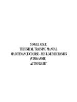 AIRBUS M35 AUTO FLIGHT  SINGLE AISLE TECHNICAL TRAINING MANUAL MAINTENANCE COURSE  M35 LINE MECHANICS (V2500A5.ME)