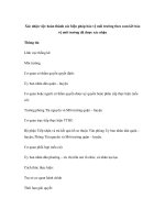 Xác nhận việc hoàn thành các biện pháp bảo vệ môi trường theo cam kết bảo vệ môi trường đã được xác nhận ppt