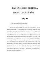 ÐÁP ỨNG MIỄN DỊCH QUA TRUNG GIAN TẾ BÀO (Kỳ 8) pot