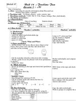 Únit 14. Lesson 1  ( A 1 )