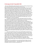 Sự thật về cuộc đại cm văn hóa ở Trung Quốc 1966