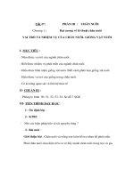 Giáo án công nghệ lớp 7 - CHĂN NUÔI - Đại cương về kĩ thuật chăn nuôi ppt