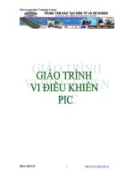 Giáo trình Vi điều khiển PIC pot