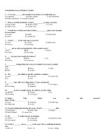 Test bank Grammar adn Reading