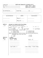 đê thi toán 5 cuối học kì 2