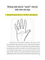 Đường tình duyên mách chuyện tình cảm của bạn