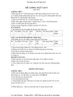 ĐỀ CƯƠNG ÔN TẬP NGỮ VĂN 9 HKII