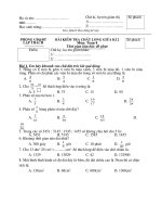 HAC HAI - DE THI KIEM DINH CHAT LUONG  TOAN 4