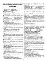 Trắc nghiệm sóng âm docx