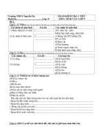 Tiết 55 - Kiểm tra 1 tiết