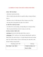 Địa lý lớp 9 - LAO ĐỘNG VÀ VIỆC LÀM - CHẤT LƯỢNG CUỘC SỐNG doc