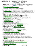 Trắc nghiệm Sóng cơ học và sóng âm ppt