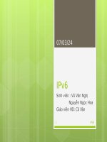 báo cáo quản trị mạng đề tài ipv6
