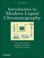 Introduction to Modern Liquid Chromatography, Third Edition part 1 pdf