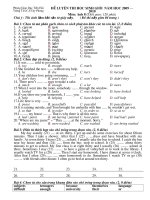 ĐỀ THI HSG THAM KHẢO 8 LẦN 9