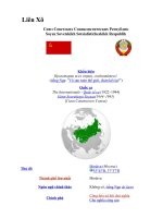 Liên Xô sự hình thành,cực thịnh và tan rã