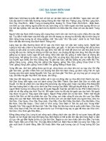 CÁC ĐỊA DANH MIỀN NAM