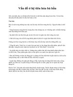 Vấn đề ở hệ tiêu hóa bà bầu pptx