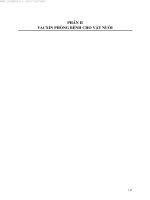 Giáo trình Thuốc, Vacxin thú y - Chương 8 potx