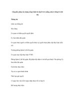 Cấp giấy phép xây dựng công trình từ cấp II trở xuống, nhà ở riêng lẻ ở đô thị doc