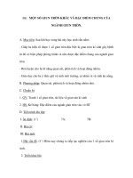 Giáo án Sinh 7 - MỘT SỐ GIUN TRÒN KHÁC VÀ ĐẶC ĐIỂM CHUNG CỦA NGÀNH GIUN TRÒN docx