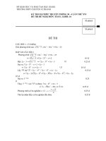 Đề đề nghị Olympic 16 - Toán 10