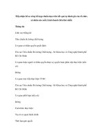 Tiếp nhận hồ sơ công bố hợp chuẩn dựa trên kết quả tự đánh giá của tổ chức, cá nhân sản xuất, kinh doanh (bên thứ nhất) ppt