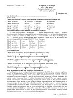 KTHK2_Tieng Anh 11 de so 2