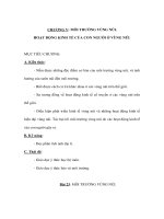 Giáo án địa lý 7 - CHƯƠNG V: MÔI TRƯỜNG VÙNG NÚI. HOẠT ĐỘNG KINH TẾ CỦA CON NGƯỜI Ở VÙNG NÚI ppsx