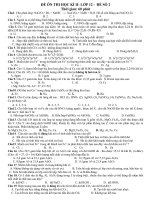 Đề ôn thi HK II- Ôn TN2010-đề 2