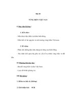 Giáo án địa lý lớp 8 - VÙNG BIỂN VIỆT NAN ppt