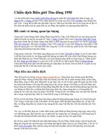 Tư liệu về chiến dịch Biên Giới- Thu đông 1950