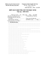 BIEN BẢN HOP PHHS
