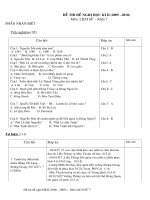 đề thi HK2 09-10 tham khảo Sử 7