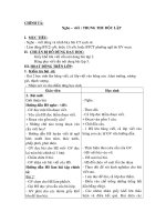 Chính tả: trung thu độc lập