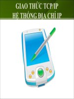 giao thức tcp ip - hệ thống địa chỉ ip