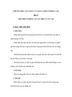 Giáo án Sinh 11 (NC) - CHUYỂN HÓA VẬT CHẤT VÀ NĂNG LƯỢNG Ở ĐỘNG VẬT - Bài 15 TIÊU HÓA Ở ĐỘNG VẬT ĂN THỊT VÀ ĂN TẠP pdf