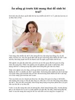 Ăn uống gì trước khi mang thai để sinh bé trai? pot