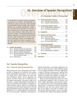 Overview of Speaker Recognition pot