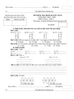 De kiem tra TV,Toan lop 2