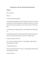 Cấp giấy phép xả nước thải vào hệ thống công trình thủy lợi pot