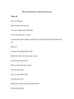 Thu các khoản nộp vào Ngân sách Nhà nước ppt