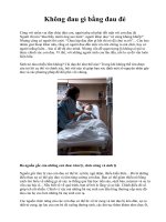 Không đau gì bằng đau đẻ doc