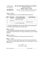 đề thi chọn hs giỏi lớp 6