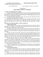 Kế hoạch chi bộ tháng 4 năm 2010