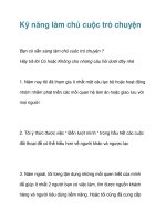 Kỹ năng làm chủ cuộc trò chuyện ppsx