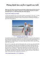 Phòng bệnh hen suyễn ở người cao tuổi pps