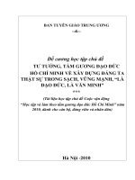 dề cương học tập CVD năm 2010