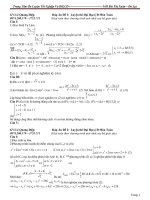 đáp án bộ đề thi toan đại học rất hay